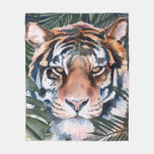 Couverture Polaire Chat Jungle - Tigre (Devant)