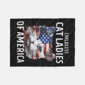 Couverture Polaire Chat Ladies Against Fascism 1 (Devant (Horizontal))