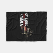 Couverture Polaire Chat Ladies Pour Kamala (Devant (Horizontal))