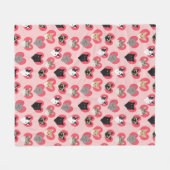 Couverture Polaire Chat Love Girls (Devant (Horizontal))