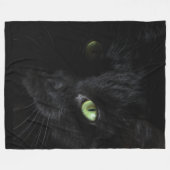 COUVERTURE POLAIRE CHAT NOIR (Devant (Horizontal))