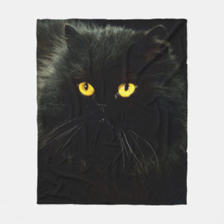 Couverture Polaire Chat Noir