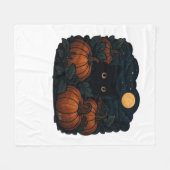 Couverture Polaire Chat noir dans le T-shirt classique Patch (Devant (Horizontal))