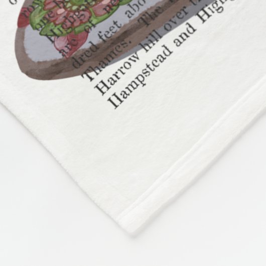 Couverture Polaire Chat noir en Teacup (Coin)