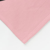 Couverture Polaire Chat noir rétro (Coin)