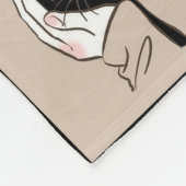 Couverture Polaire Chat Noir Vous Aimez À La Lune Et Dons Dos (Coin)