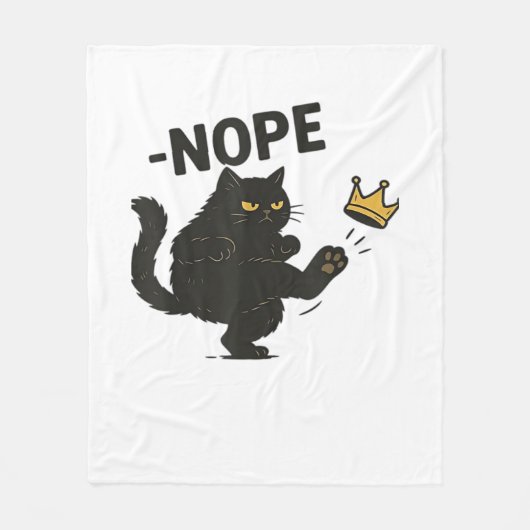 Couverture Polaire Chat Pas De Rois En Amérique (Devant)
