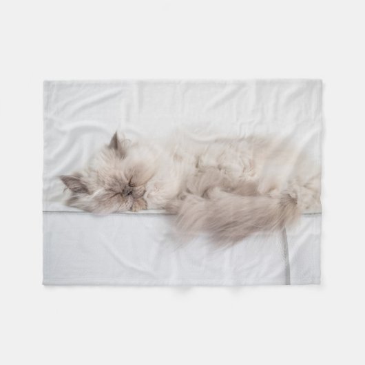Couverture Polaire Chat persan (Devant (Horizontal))
