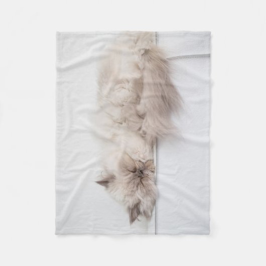 Couverture Polaire Chat persan (Devant)