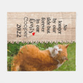 Couverture Polaire Chat Plus De Notre Côté Mais Pour Toujours Dans No (Devant (Horizontal))