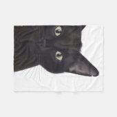 Couverture Polaire Chat, Portrait de Gus (Devant (Horizontal))