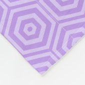 Couverture Polaire Chat pourpre de Z et le chaton félin d'amoureux (Coin)