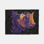 Couverture Polaire Chat Ski Snowboard Goggins Drôle Ski Ski Snowboard (Devant (Horizontal))