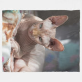 COUVERTURE POLAIRE CHAT SPHINX (Devant (Horizontal))