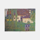 Couverture Polaire Château aquatique, Gustav Klimt (Devant (Horizontal))