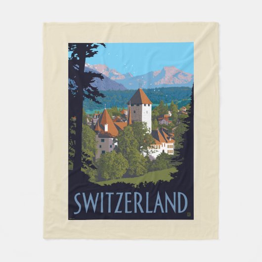 Couverture Polaire Château de Chillon | Suisse (Devant)