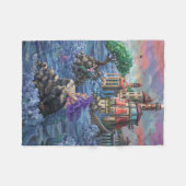 Couverture Polaire Château de Mermaid (Devant (Horizontal))