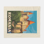 Couverture Polaire Château de Peles Roumanie (Devant (Horizontal))
