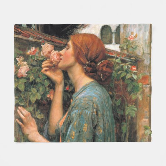 Couverture Polaire Château d'eau : Odeur des roses (Devant (Horizontal))