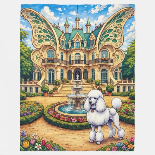 Couverture Polaire Château Papillon (Devant)