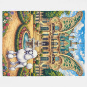 Couverture Polaire Château Papillon (Devant (Horizontal))