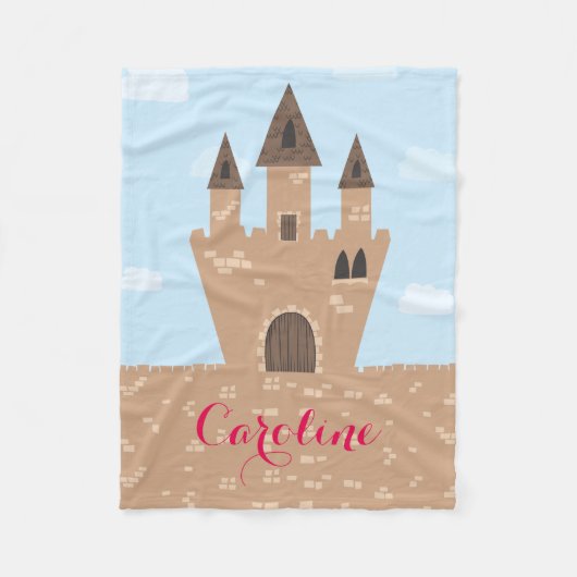 Couverture Polaire Château Princess (Devant)