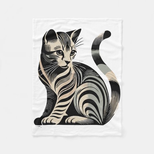 Couverture Polaire Chaton (Devant)