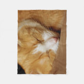 Couverture Polaire Chaton couchant (Devant)