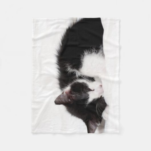 Couverture Polaire Chaton de sommeil (Devant)
