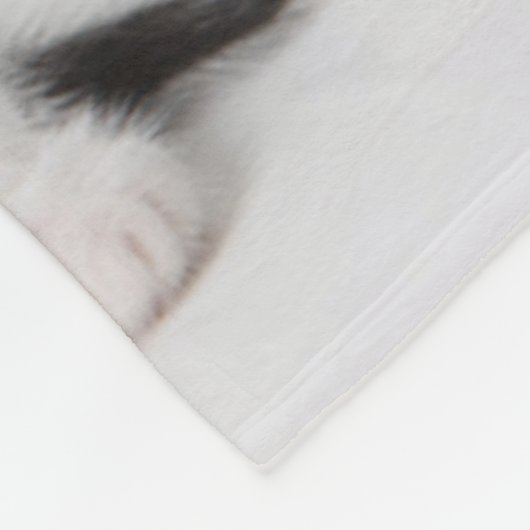 Couverture Polaire Chaton repéré par noir (Coin)