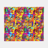 Couverture Polaire Chatons - Chiots (Devant (Horizontal))