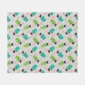 Couverture Polaire Chatons Vintages et boîtes-cadeaux (Devant (Horizontal))