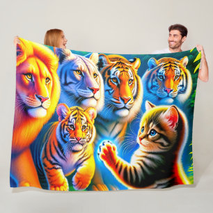 Couverture Polaire Chats