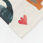 Couverture Polaire Chats à motifs (Coin)