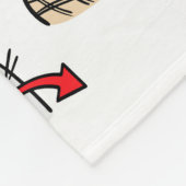 Couverture Polaire Chats amusants, lait et magie. (Coin)