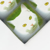 Couverture Polaire chats blancs Thunder_Cove (Coin)