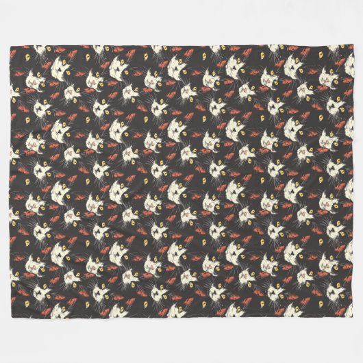 Couverture Polaire Chats classiques (Devant (Horizontal))