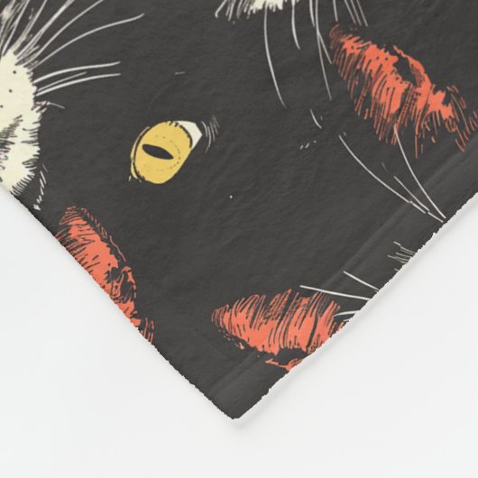 Couverture Polaire Chats classiques (Coin)