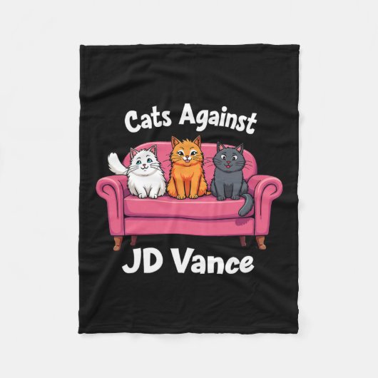 Couverture Polaire Chats contre J.d. Vance Chat Dames sans Enfant Cou (Devant)