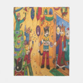 Couverture Polaire Chats de Noël (Devant)