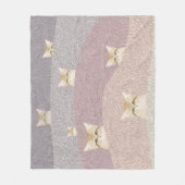 Couverture Polaire Chats de sable Fleece Jeter Blanket (Devant)