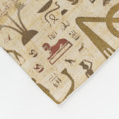 Couverture Polaire Chats égyptiens et croix de cheville (Coin)