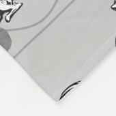 Couverture Polaire Chats mignons Jouer et être Motif coquin (Coin)