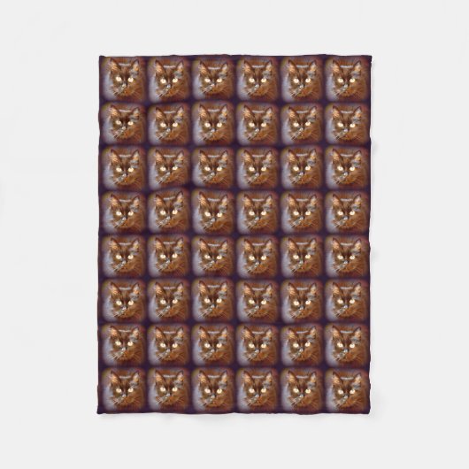 Couverture Polaire chats noirs (Devant)