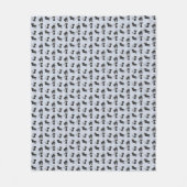 Couverture Polaire chats noirs motifs (Devant)