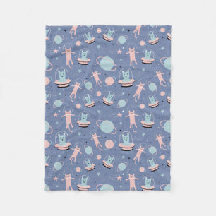 Couverture Polaire Chats spatiaux