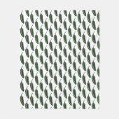 Couverture Polaire CHAUD & SPICY Jalapeño Chili Peppers Motif (Devant)