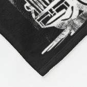 Couverture Polaire Chauffeur de camion américain Drapeau Trucker Vint (Coin)