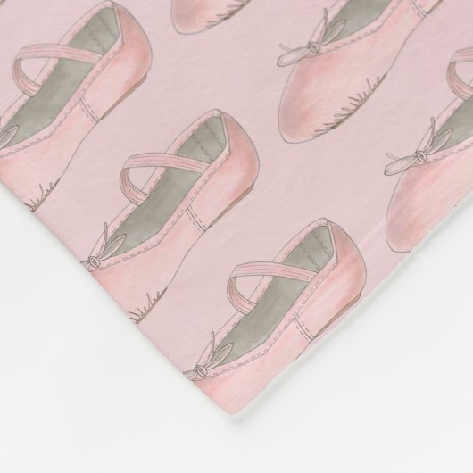 Couverture Polaire Chaussure de ballet rose Chaussure Ballerina Ensei (Coin)