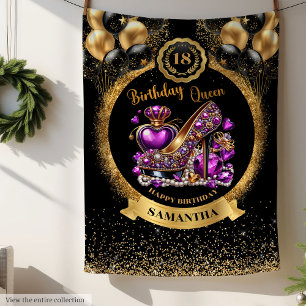 Couverture Polaire Chaussures à talons hauts de la Reine de la Fête d